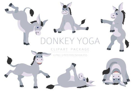 Donkey Yoga: Fun and Creative Design Elements