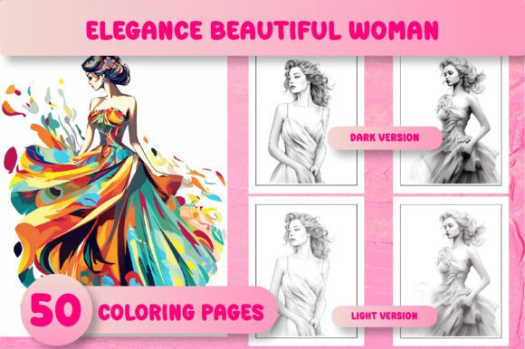 Elegance Beautiful Woman: A Creative Tool for Artistic Expression and Mindful Engagement