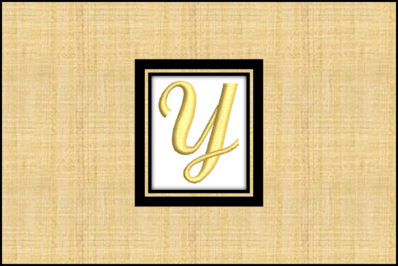 Gold Font-Y: A Timeless Elegance for Personalized Embroidery Creations