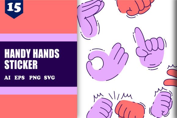 Handy Hands Sticker: A Versatile Tool for Visual Communication