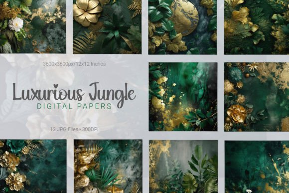 Luxurious Jungle: Elevating Creativity with Opulent Tropical Designs